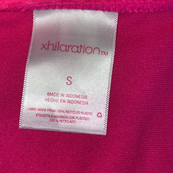 Hot Pink Ribbed Swim Bottom - Picture 3 of 3